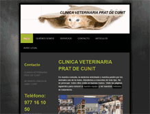 Tablet Screenshot of clinicaveterinariacunit.com